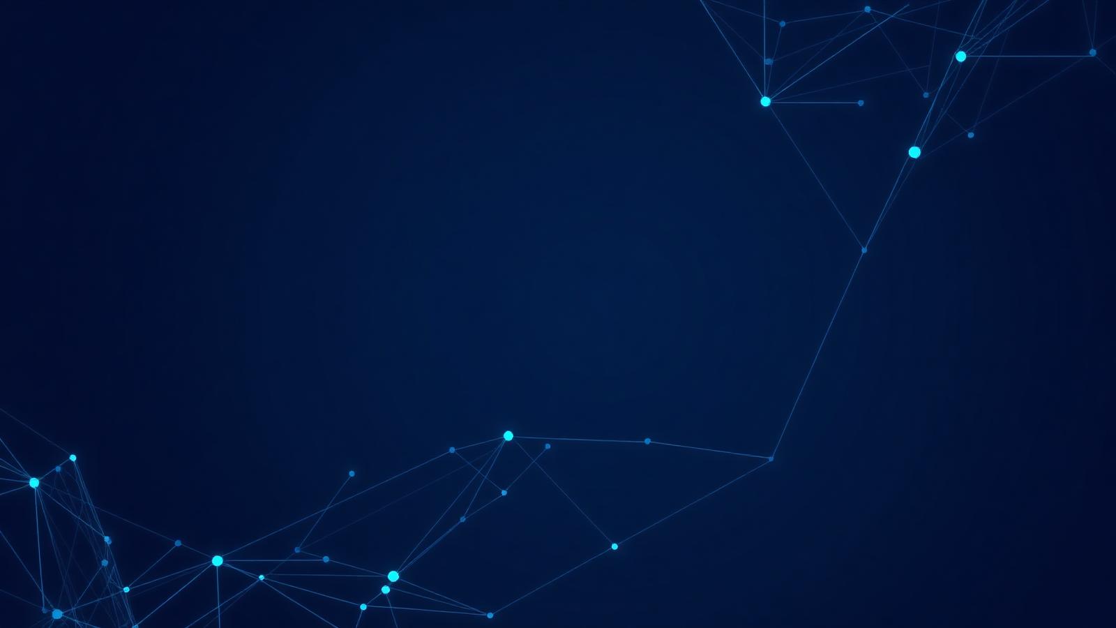 Dark navy abstract graphic of connected nodes representing distributed systems